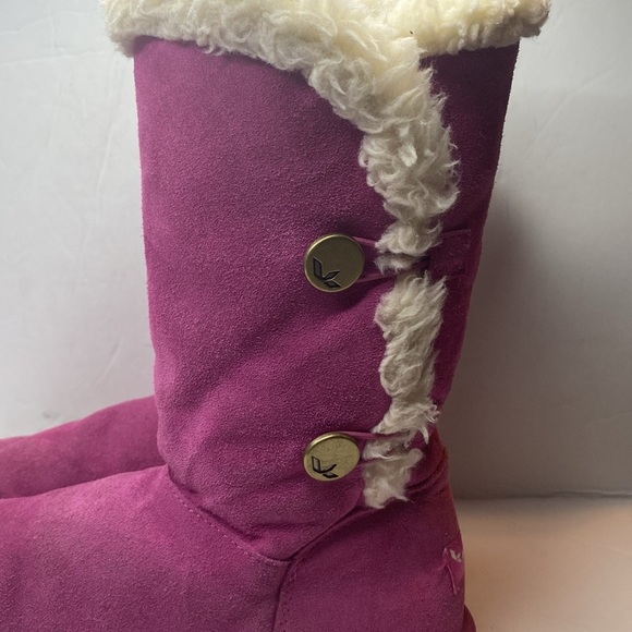 Koolaburra by Ugg Pink Suede Tall Boots - Picture 5 of 13